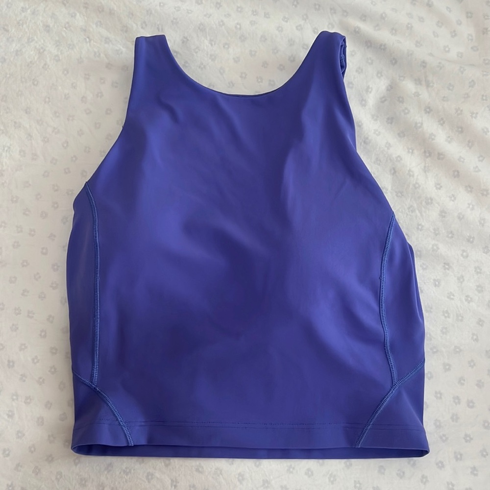 Lulu Lemon Top Purple Built In Bra